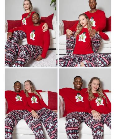 Ekouaer Christmas Family Pajamas Set - Red - Men, Women, Kids - Buy Online on SooperMarket.com