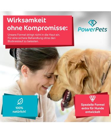 Powerpets Spot-On Tick Protection for Dogs - 100% Natural Effective Against Ticks Fleas & Parasites Includes Free Flea Comb | Seasonal Drops for Dogs - Buy Online on SooperMarket.com
