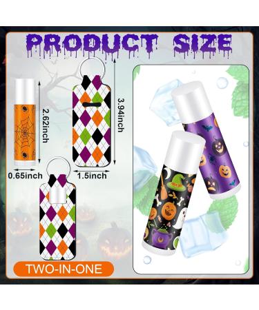 36 Pack Halloween Lip Balm & Keychain Set - Ghost Spiderweb Skull & Bat Lip Moisturizers for Party Favors & Basket Stuffers - Buy Online on SooperMarket.com