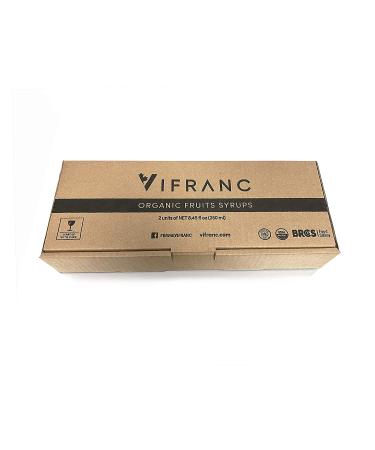 Vifranc Organic Raspberry Fruit Syrup 250 ML - Pack of 2 - Buy Online on SooperMarket.com