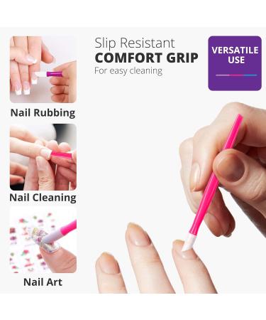 CATTOMBEEG Rubber Cuticle Pusher - Pack of 6 - Nail Art and Cleaner Tools for Men and Women - Six Colors Mix - Buy Online on SooperMarket.com