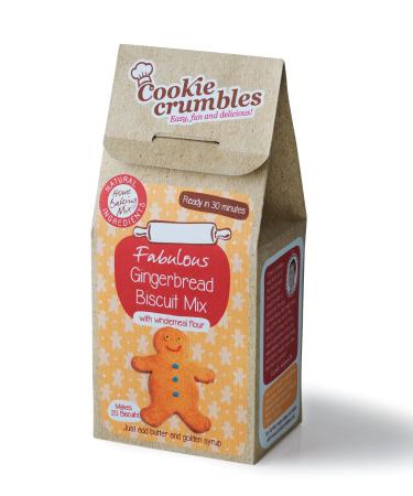Cookie Crumbles Fabulous Gingerbread Biscuit Mix No Dairy Preservatives Artificial Flavours & Colours Ready in 30 Minutes Ginger & Cinnamon Flavour Aromatic And Satisfying Home Baking 321g Gingerbrad Biscuits