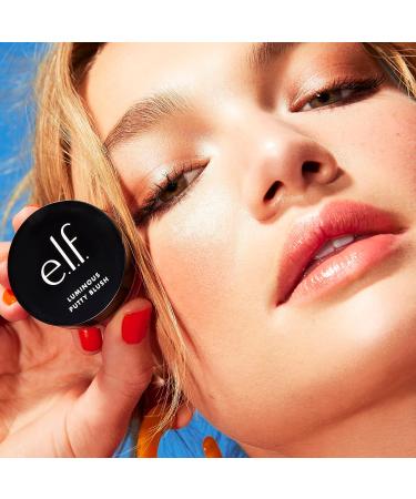 e.l.f. Luminous Putty Blush - Vegan & Cruelty-Free Creamy Blush with Shimmer Finish - Maui - Buy Online on SooperMarket.com