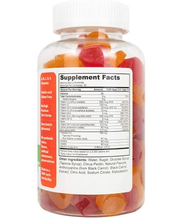 DrFormulas Multivitamin Gummies with Omega 3, Probiotics, and Essential Nutrients | Nexabiotic for Kids and Adults | 120 Count, Kosher Vegetarian Formula - Buy Online on SooperMarket.com