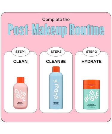 Bubble Skincare Wipe Out Makeup Remover - Hydrating & Fragrance-Free Face & Eye Makeup Remover for All Skin Types (50ml) - Vitamins & Antioxidants Infused - Buy Online on SooperMarket.com