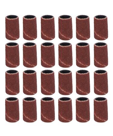 Uinfhyknd 100-Piece Professional Sanding Tapes Nail Manicure # 180 Grit File Sand Piece Set