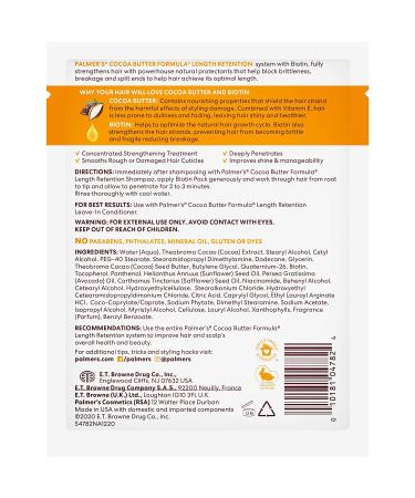 Palmers Cocoa Butter & Biotin Length Retention Pack - 2.1oz - Buy Online on SooperMarket.com