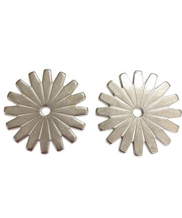 Stainless Steel Spur Rowels - Thin Square 10pt | AJ Tack Wholesale - Buy Online on SooperMarket.com