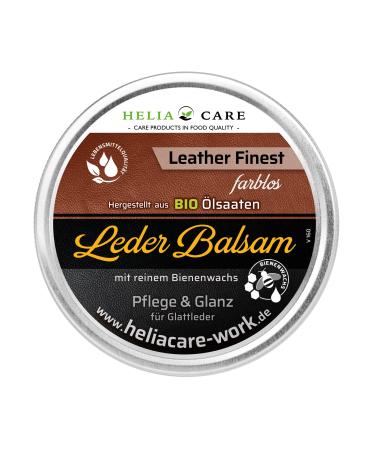 HeliaCARE Bio Premium Leather Balm colorless - clothing shoes handbags car equestrian sports (300ml)
