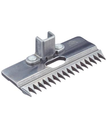 Hauptner 86833000 Standard/re-shearing top comb 17 teeth (horse) silver