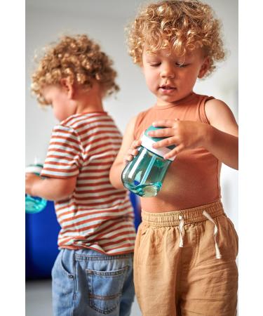 Mepal Mio Toddler Straw Cup - BPA Free Dishwasher Safe 300ml - Ideal for Kids 9 Months & Up - Flowers & Butterflies Design - Buy Online on SooperMarket.com