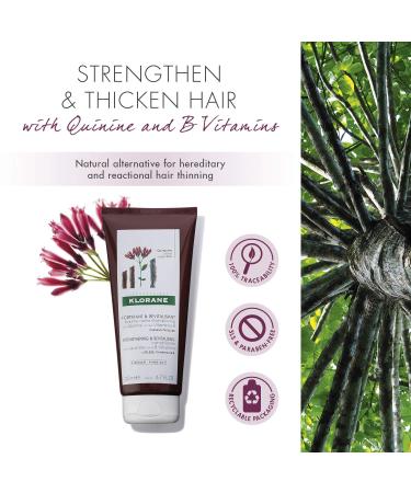 Klorane Hair Thickening Routine with Quinine and Edelweiss - Sulfate & Paraben-free formula for thicker, stronger, healthier hair - Buy Online on SooperMarket.com