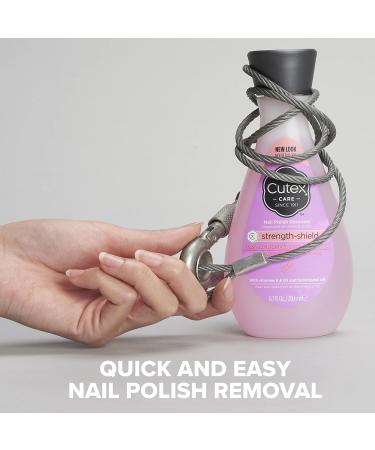 Cutex Nail Polish Remover Strength Shield 6.76 Fl. Oz. | Healthy Looking Nails - Buy Online on SooperMarket.com