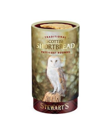 Stewart's - Barn Owl Shortbread Gifting Tube (150g) - Traditionally Made Luxury Scottish Shortbread Delicious Melt-in-Mouth Biscuits Ideal Grab Sized Treat to Share 40 Years Heritage