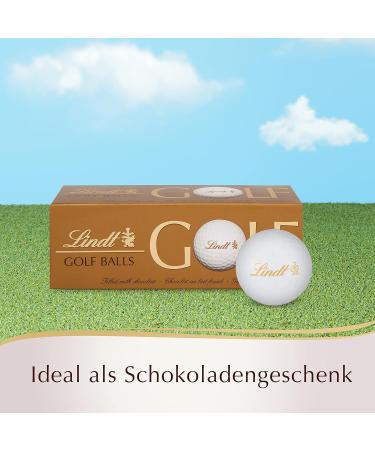 Lindt Chocolate Golf Balls - 110g | Gourmet Praline Gift for Golfers | Whole Milk Chocolate with Nougat & Waffle | Perfect Chocolate Gift - Buy Online on SooperMarket.com