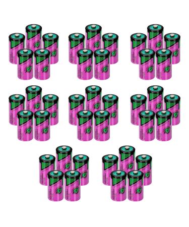 40 Pack TL-5902 Battery 1200mAh 3.6V for Tadiran TL-5902 Battery Replacement for ER14250 SL-350TL-5902/S TL-2150/S