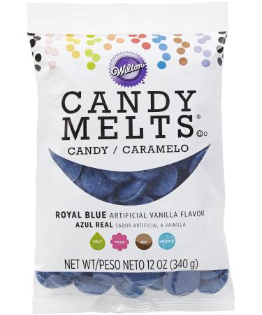 Wilton Candy Melts Flavored 12 Oz, Royal Blue, Vanilla