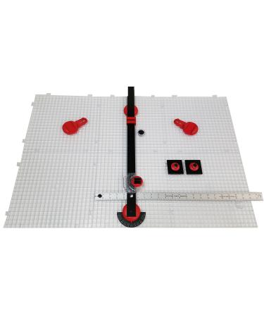 Creator's Ultra Beetle Bits Everything Glass Cutting System - Complete with 6-Pack Waffle Grids and Push Button Flying Beetle Glass Cutter Included - Made in The USA