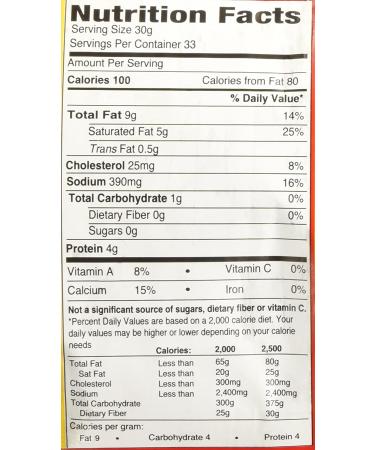 Tastee Jamaica Cheese 2.2 lbs - Authentic Jamaican Cheese - 1 Pack - Buy Online on SooperMarket.com