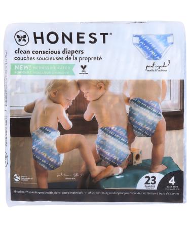 The Honest Company, Diapers Tie Dye Size 4, 23 Count