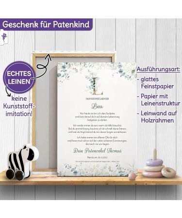 Personalized Fairy Dust Sponsoring Letter | Custom Baptismal Gift for Godchild & Godfather | Monogrammed Sponsor Letter & Certificate - Buy Online on SooperMarket.com