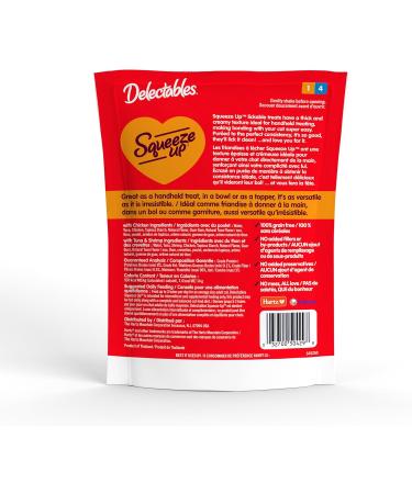 Hartz Delectables Squeeze Up Interactive Lickable Wet Cat Treats Variety Flavour 120 Count Variety Flavour 1 g (Pack of 120) - Buy Online on SooperMarket.com