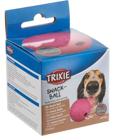 Trixie 34940 Snack Ball - Natural Rubber 6cm Assorted Colors - Ideal for Dogs & Cats - International Shipping Available - Buy Online on SooperMarket.com