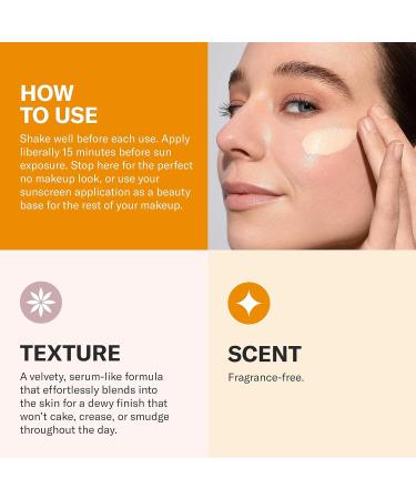 SPF 50 Flex-Perfecting Tinted Mineral Drops Sunscreen - Shade 02 1 Fl Oz (Pack of 1) - Broad Spectrum UV Protection for All Skin Types - Buy Online on SooperMarket.com
