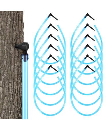 12Set Maple Syrup Tapping Kit 12Pcs Maple Syrup Taps with Food Grade Maple Syrup Tubing Maple Tree Tapping Kit for Maple Syrup Collection Supplies