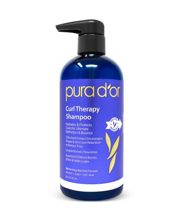 Pura D'or Curl Therapy Shampoo 16 fl oz (473 ml)