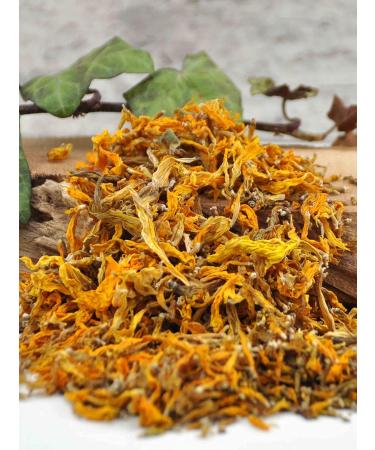 Premium Edible Organic Flowers in Glass | Plastic-Free Tea Gift | Hand-Processed Sunflower Petals - Buy Online on SooperMarket.com
