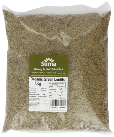 Suma Organic Green Lentils 3 kg