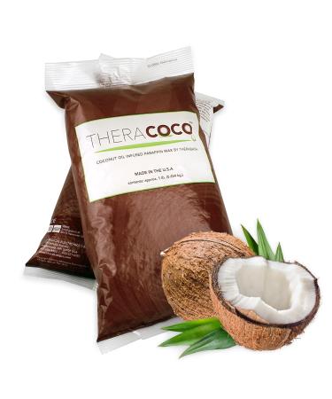 Therabath TheraCOCO Paraffin Wax Refills - Wax Beads - For Arthritis Discomfort Stiff Muscles & Dry Skin - With Coconut Oil - For Hands Feet Body - Hydrates - Made in USA 6 lb. Clearly Coconut