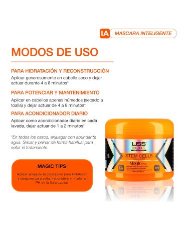 Liss Expert Stem Cells Magic Hair Mask 8.45 oz - Nourishing Treatment for All Hair Types | Shop Internationally - Buy Online on SooperMarket.com