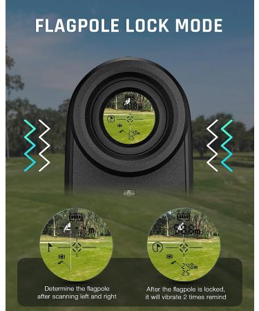 Camoo Golf Rangefinder with Slope | 1100Y Range Finder with 6X Magnification | USB Charging | Clear & Accurate Measurement | Vibration Alert | for Golfing & Hunting | M1000 White - Buy Online on SooperMarket.com