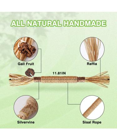 AGYM Cat Silvervine Stick Toy Set - Natural Chew Toys for Cats | Promotes Dental Health, Relaxation, and Digestion | Non-Addictive and Safe | 4 Pack - Buy Online on SooperMarket.com