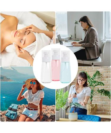 3 Pack Travel Spray Bottle Small Spray Bottle Travel Size Leak Proof Refillable Fine Mist Spray Bottle Mini Spray Bottles Fine Mist Empty Travel Bottle Set for Perfume Essential Oils (100ml) - Buy Online on SooperMarket.com