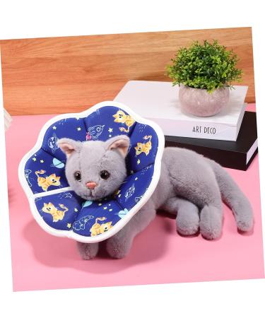 Sosoport Soft Cone for Cats Cat Donut Cat Cone Alternative Cat Cones After Surgery Waterproof Composite Cloth 26.00X26.00X0.70CM As Shown - Buy Online on SooperMarket.com