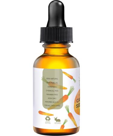 100% Organic Carrot Seed Oil | Cold Pressed & Unrefined - Skin Hair & Scalp Healing - 1 oz | International Shipping - Buy Online on SooperMarket.com