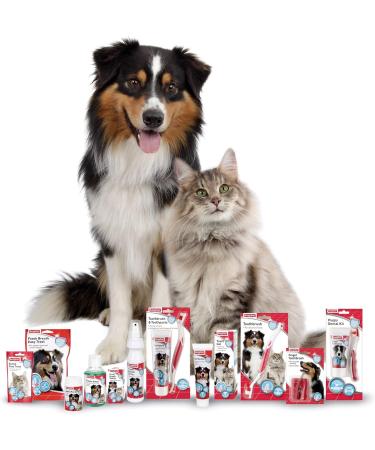 Beaphar Anti-Plaque Dental Powder for Dogs & Cats 75g Tub - Combats Plaque & Tartar, Prevents Bad Breath - Buy Online on SooperMarket.com