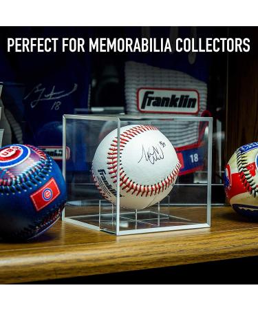 UV Protected Acrylic Baseball Display Case - Official Size Ball Holder - Memorabilia Storage Cube - Buy Online on SooperMarket.com
