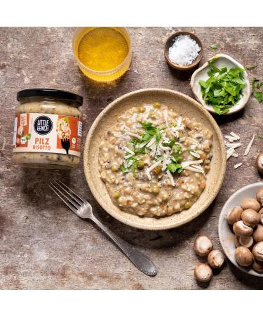 Little Lunch Organic Mushroom Risotto - Ready Meal 100% Veggie Pack of 6 (6 x 350g) - International Shipping Available - Buy Online on SooperMarket.com