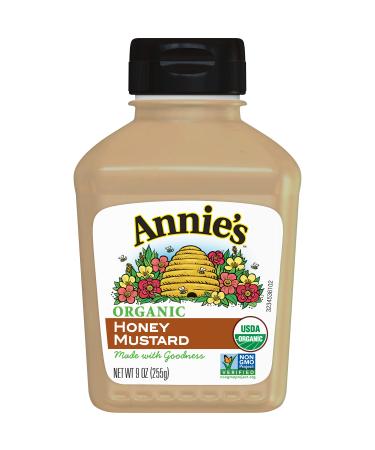Annie's Organic Honey Mustard 9 oz Bottle Honey Mustard 9 Ounce (Pack of 1)