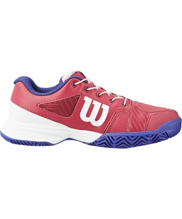 Wilson Girls Tennis Shoes - RUSH PRO JR QL Pink/White/Blue - Size 34 2/3 - All Surfaces - Ideal for All Player Types - WRS327900E025 - Buy Online on SooperMarket.com