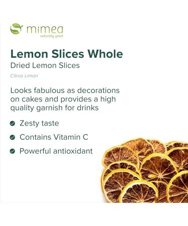 Mimea Lemon Slices Whole | 1kg | Quality Ingredients | Dried Fruit | Natural | No Additives | Cocktails | Garnishes | Baking | Food Grade - Buy Online on SooperMarket.com
