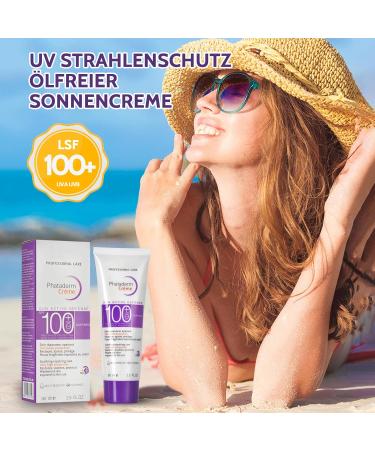 Shefave Sun Cream SPF 100 Sports Sun Protection Sunblocker for Face and Body Very High Protection Soothing Sunscreen Protect UV Rays Repairing Care (80 ml Sun Protection Factor (SPF) 100) - Buy Online on SooperMarket.com