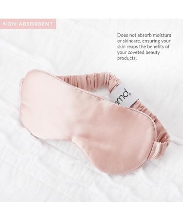 PMD Silversilk Sleep Mask in Rose - Luxurious Eye Mask for Restful Sleep | International Shipping Available - Buy Online on SooperMarket.com
