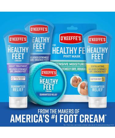 O'Keeffe's Healthy Feet Intensive Moisturizing Foot Mask Hydrating Repair for Dry Cracked Feet One Pair Single-Use Socks (Pack of 1) 107472 - Buy Online on SooperMarket.com