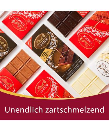 Lindt Double Chocolate 100g - Finest Whole Milk Chocolate with Dark Filling | Premium Chocolate Gift Promotion - Buy Online on SooperMarket.com