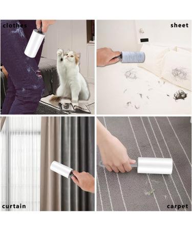 Omtofo 15 Roll Lint Roller - Extra Sticky 900 Leaves for Pet Hair Clothing & Sofa - 10cm Sturdy Handles - Buy Online on SooperMarket.com
